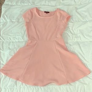 Pink mini dress